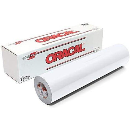 ORACAL 651 Permanent Glossy Vinyl - White - 12" x 25ft