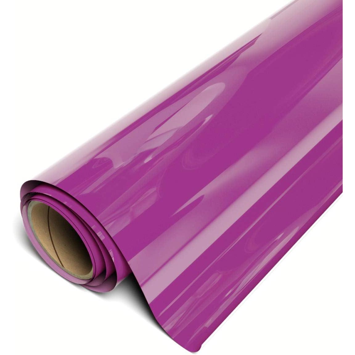 Siser EasyWeed Stretch Matte HTV 11.8" x 15FT Roll - (Purple Berry - HEX #87189D)