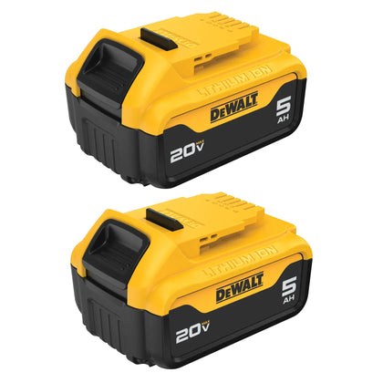 DEWALT 20V MAX 5.0Ah Battery 2-Pack (DCB205-2)