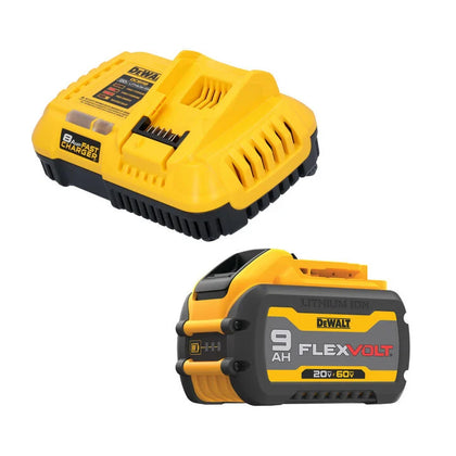 DEWALT FLEXVOLT 20V/60V MAX 9.0Ah Battery + Charger (DCB609C)