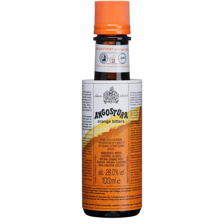Kingston: Angostura Bitters Original and Orange Bitters (Combo- Pack) - 4oz Bottles, Aromatic and Citrus Infused. Bundled in Kingston safe packaging