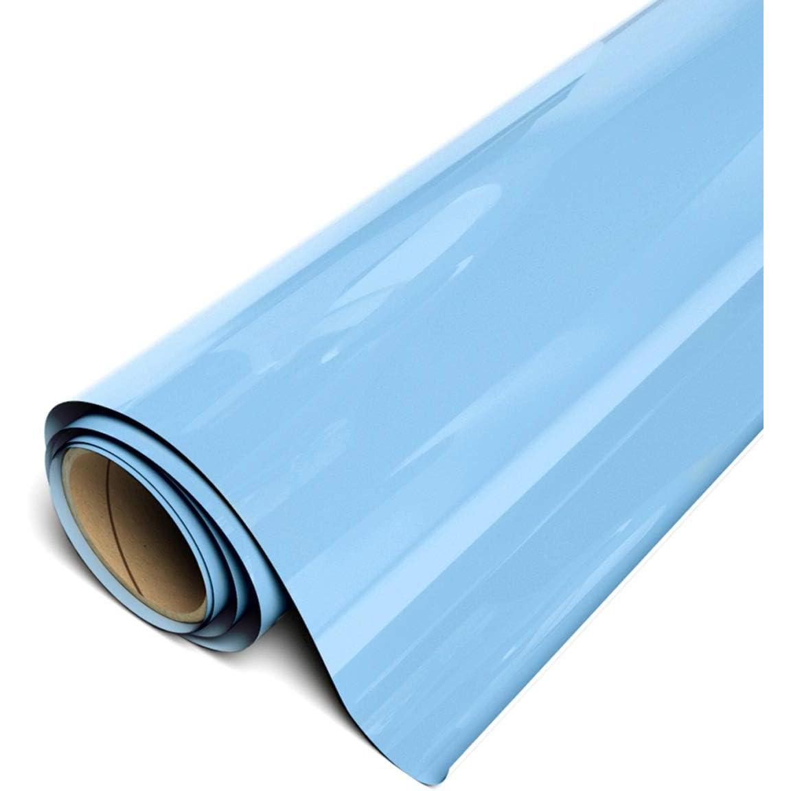 Siser EasyWeed Stretch Matte HTV 11.8" x 15FT Roll - (Pale Blue - HEX #9BCBEB)