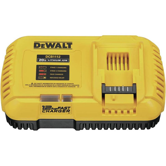DEWALT Battery Charger, 20V + Flexvolt Fast Charger (DCB1112)