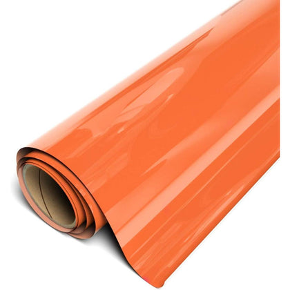Siser EasyWeed Stretch Matte HTV 11.8" x 15FT Roll - (Orange - HEX #E8733D)