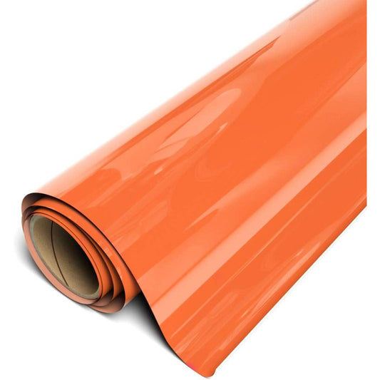 Siser EasyWeed Stretch Matte HTV 11.8" x 15FT Roll - (Orange - HEX #E8733D)