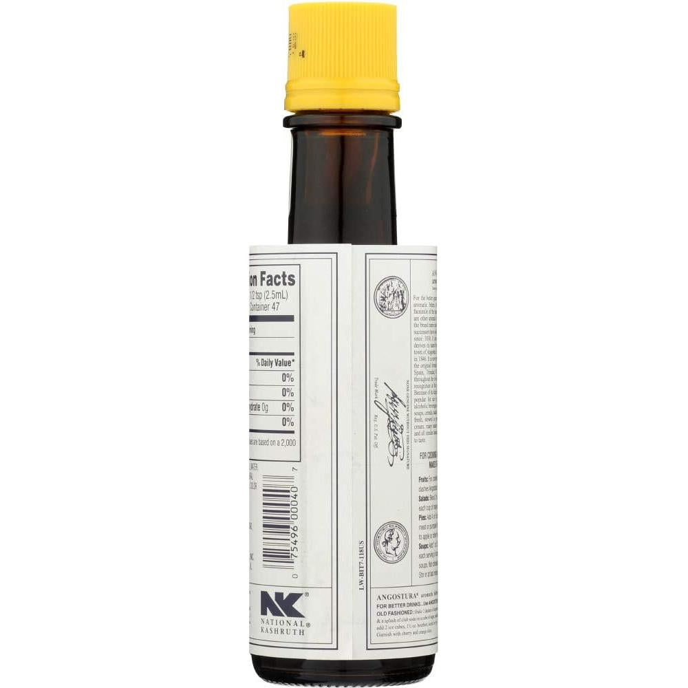 Kingston: Angostura Bitters Original and Orange Bitters (Combo- Pack) - 4oz Bottles, Aromatic and Citrus Infused. Bundled in Kingston safe packaging