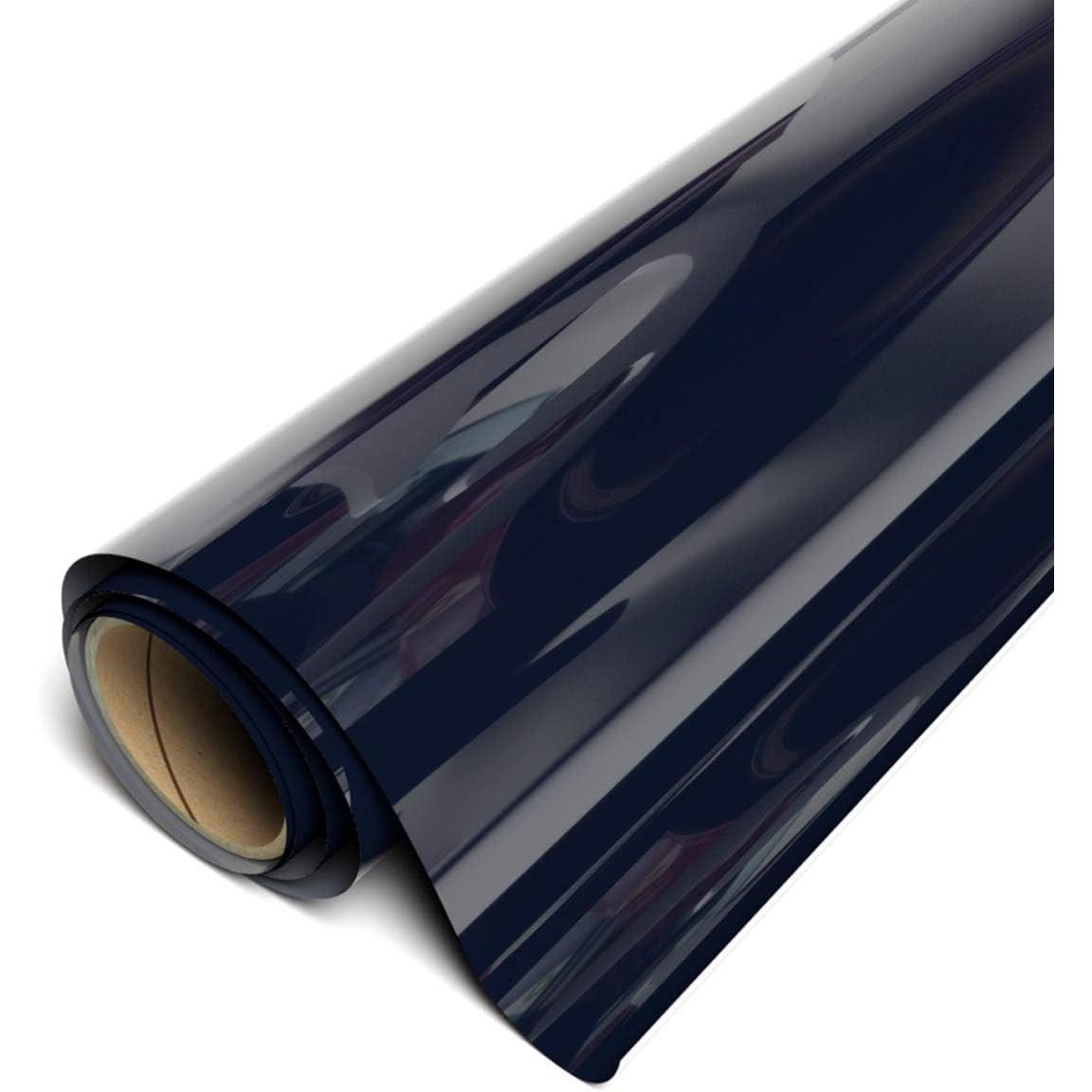 Siser EasyWeed Stretch Matte HTV 11.8" x 15FT Roll - (Navy Blue - HEX #364450)