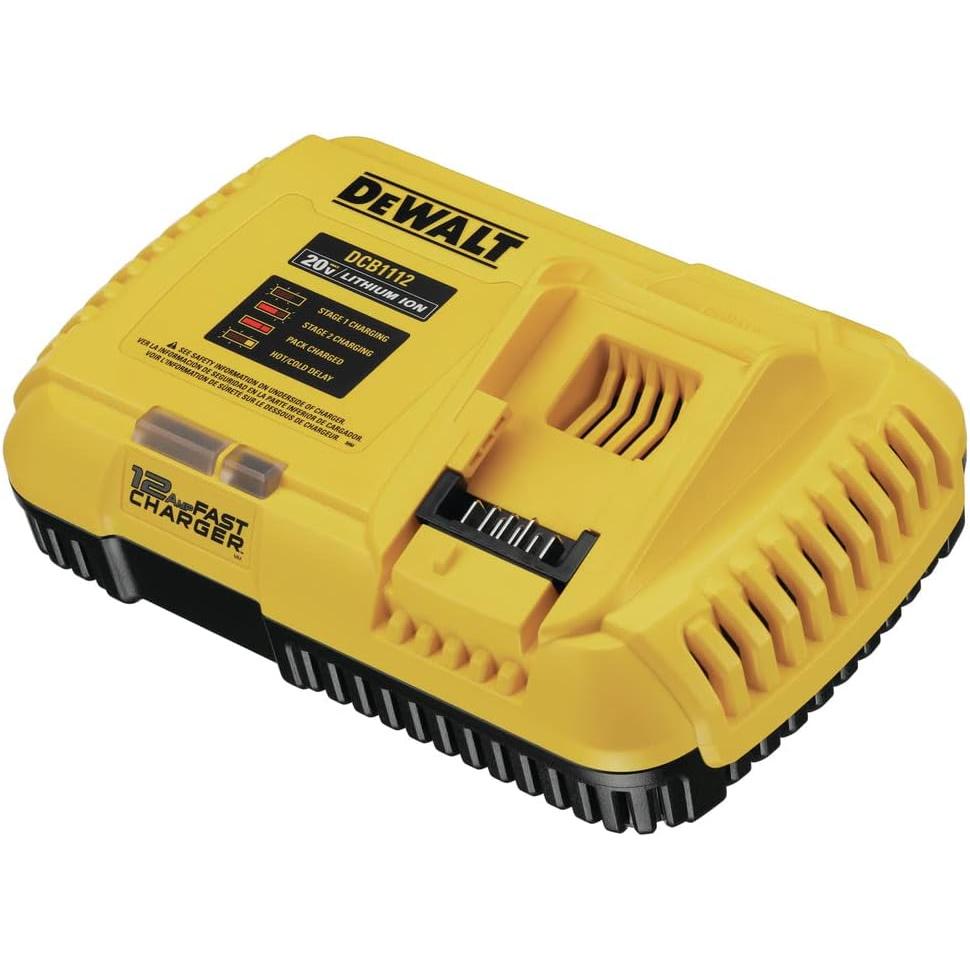 DEWALT Battery Charger, 20V + Flexvolt Fast Charger (DCB1112)
