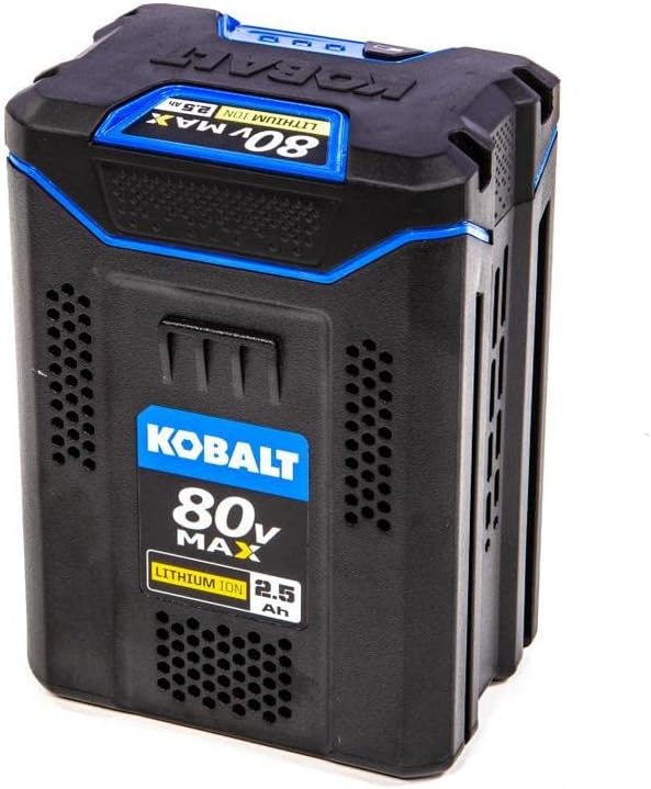 Kobalt 80-volt 2.5-Amp Hours Rechargeable Lithium Ion Cordless Power Equipment Battery KB 2580-06