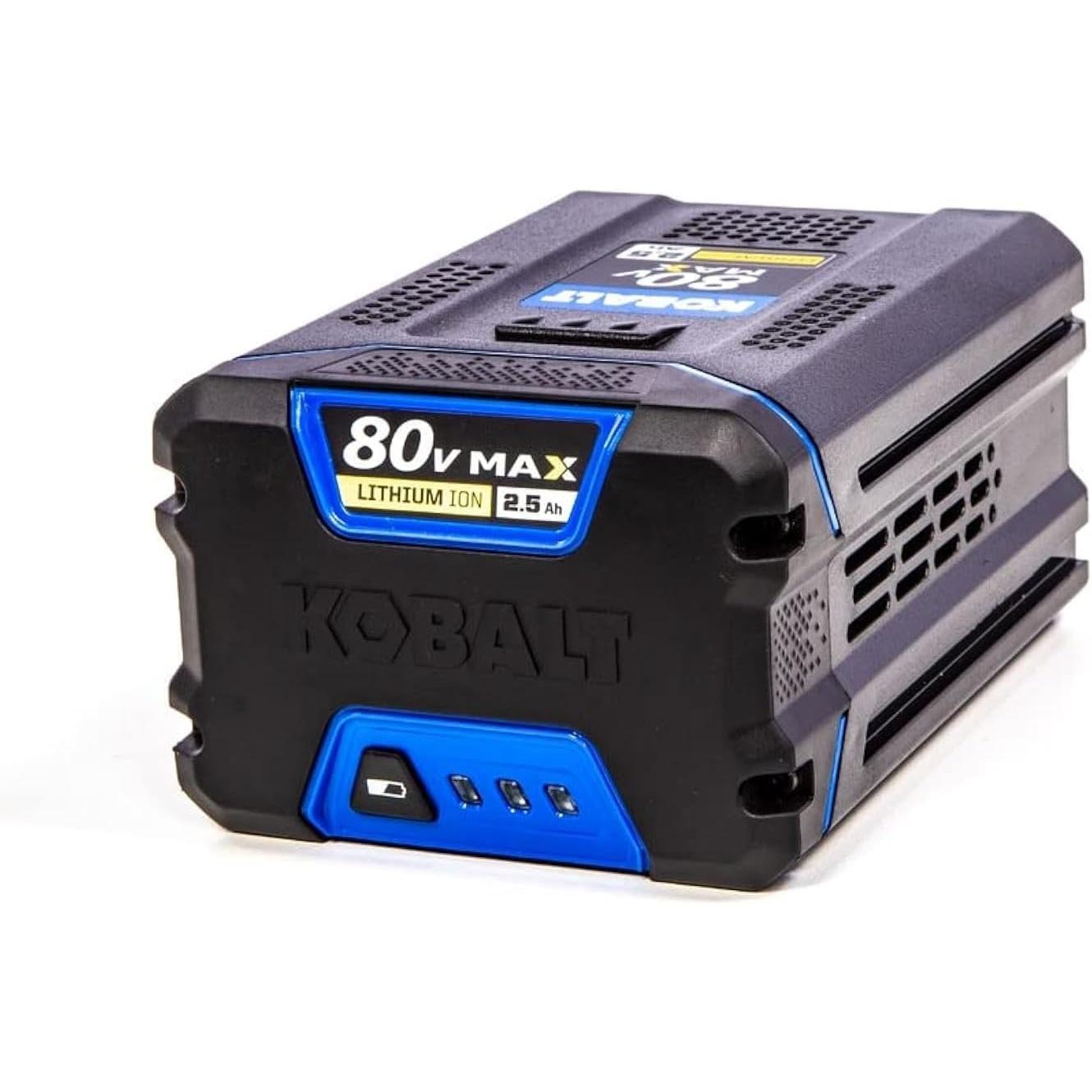 Kobalt 80-volt 2.5-Amp Hours Rechargeable Lithium Ion Cordless Power Equipment Battery KB 2580-06