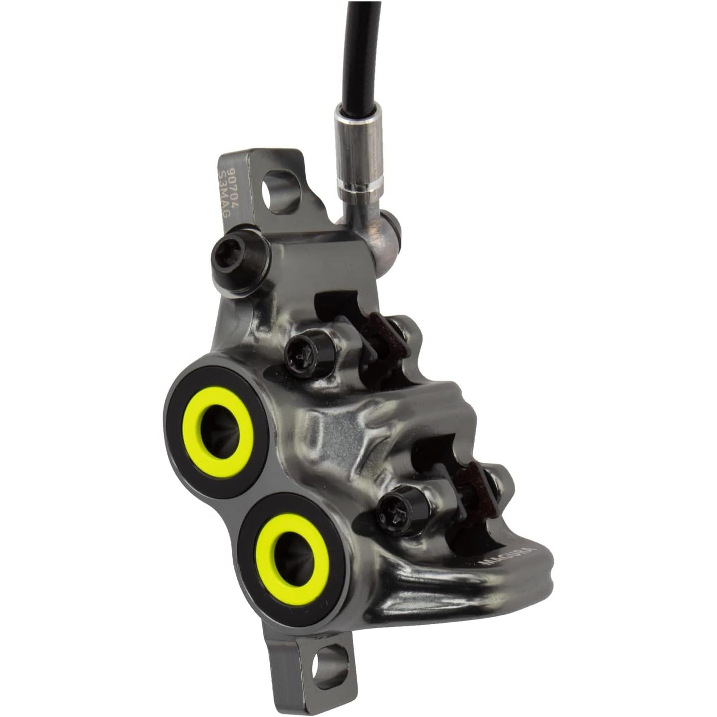 Magura MT7 2701445 Bicycle Brake 1-Finger HC Lever Left/Right 2,200 mm Cable Length Single Brake Including Accessories Black One Size