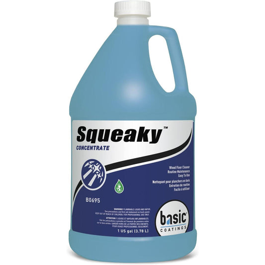Basic Coatings Squeaky Cleaner Concentrate | Hardwood Floor Cleaner | No Residue | Cleans tough dirt and grease | 1 gal