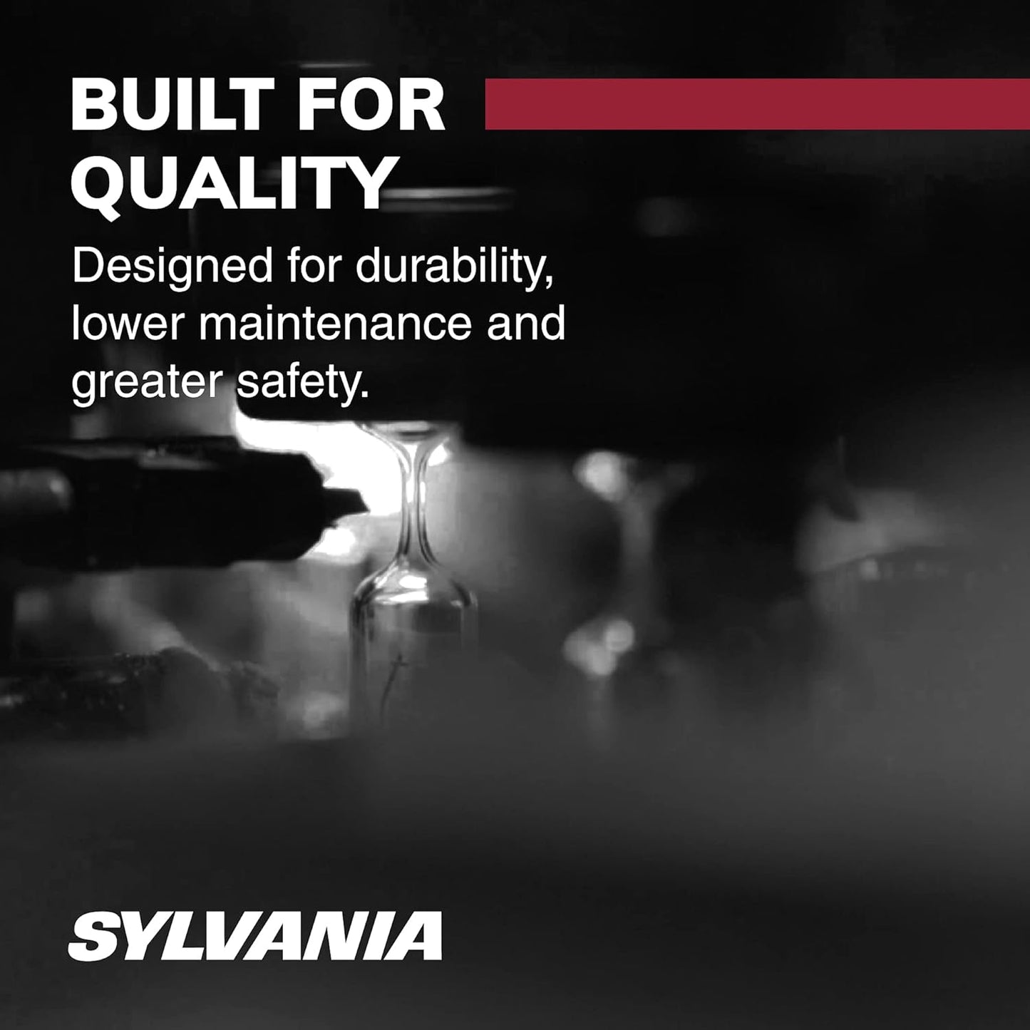 SYLVANIA - 7506 Long Life Miniature - Bulb, Ideal for Daytime Running Lights (DRL) and Back-Up/Reverse Lights (Contains 2 Bulbs)