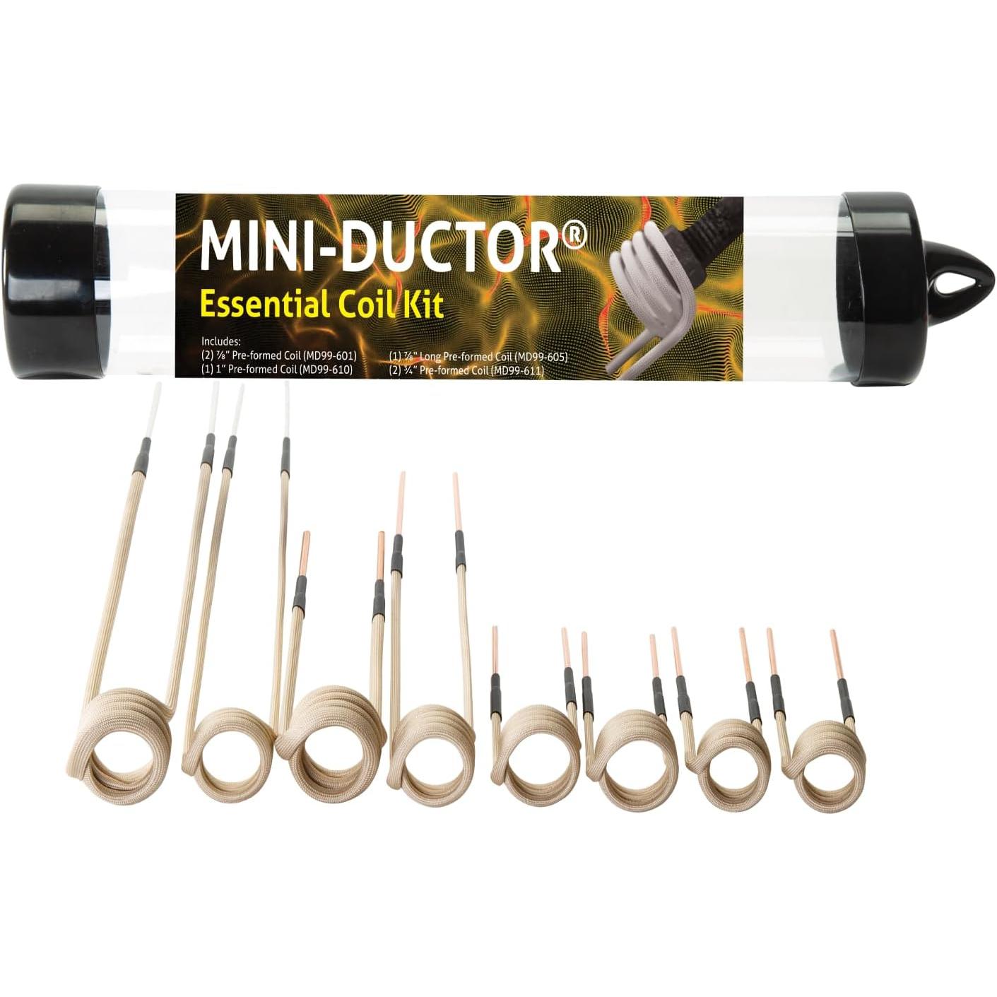 Induction Innovations - Essential Coil Kit (MD99-660) - Pre-Formed Coil Kit with Two 7/8? MD99-601 Coils, Two 3/4? MD99-611 Coils , One 7/8? MD99-605 Coil, One 1? MD99-610 Coil, One 7/8? LCK MD99-621