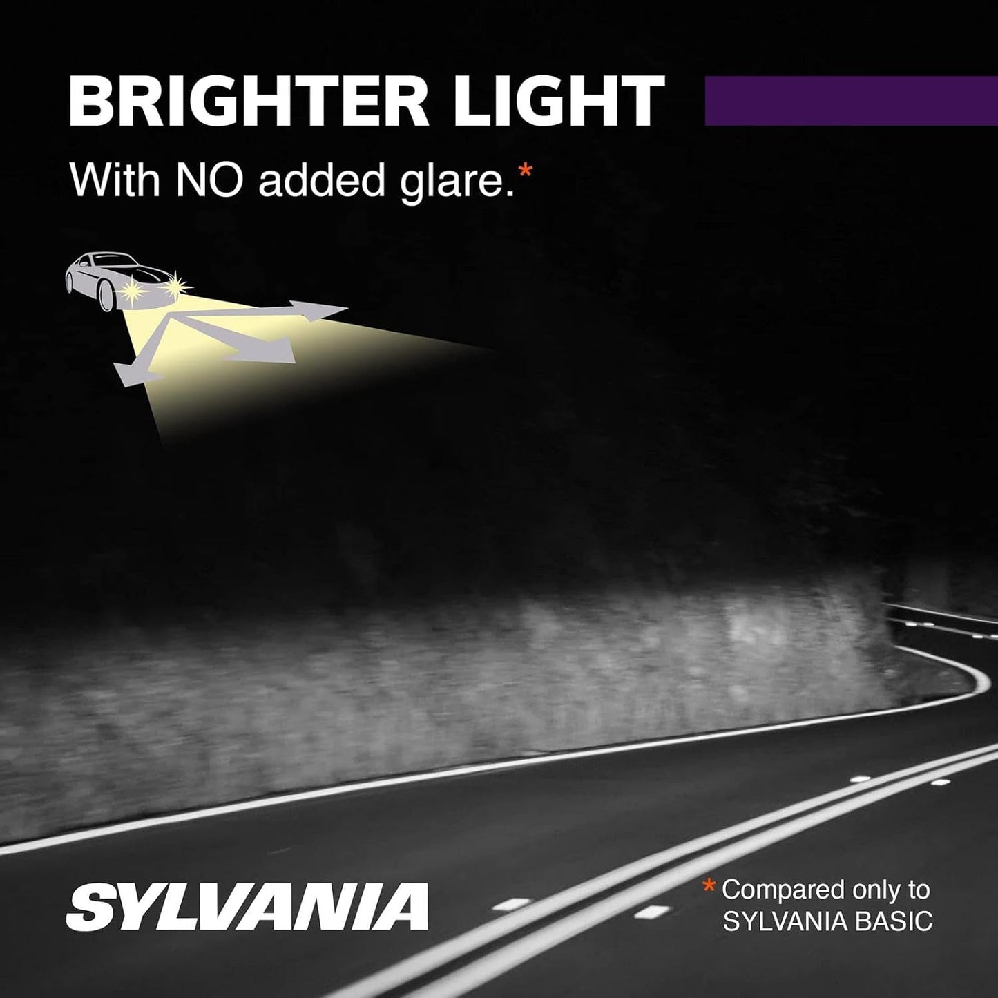 SYLVANIA - 9003 XtraVision - High Performance Halogen Headlight Bulb, High Beam, Low Beam and Fog Replacement Bulb (Contains 1 Bulb)
