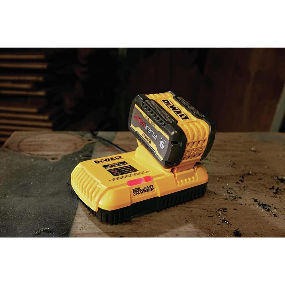 DEWALT Battery Charger, 20V + Flexvolt Fast Charger (DCB1112)