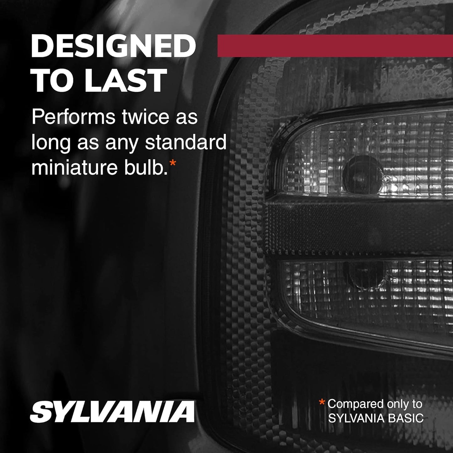 SYLVANIA 3157 Long Life Miniature Bulb, (Contains 2 Bulbs)