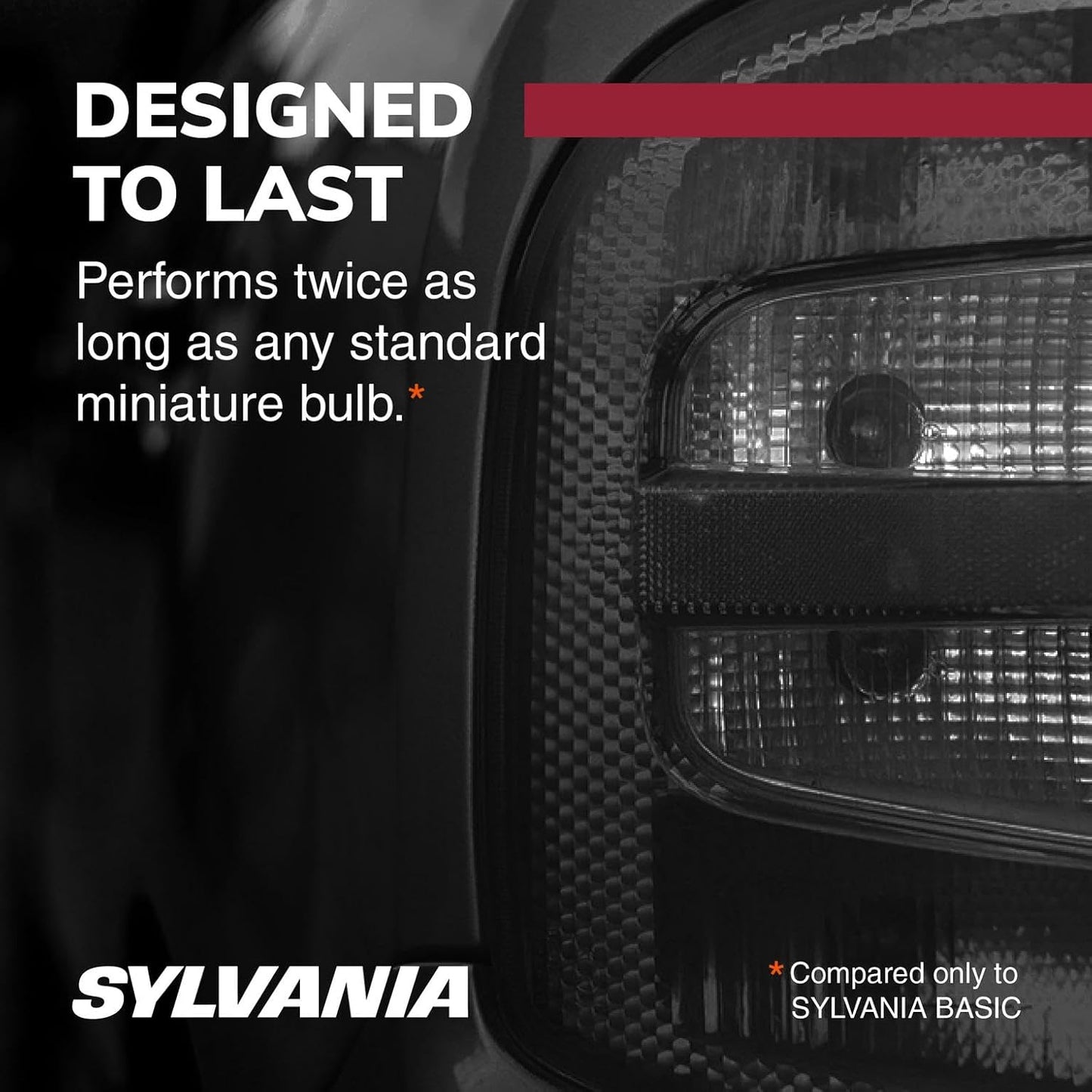 SYLVANIA - 168 Long Life Miniature - Bulb, Ideal for Interior Lighting - Map, Dome, Trunk, Cargo and License Plate (Contains 2 Bulbs)