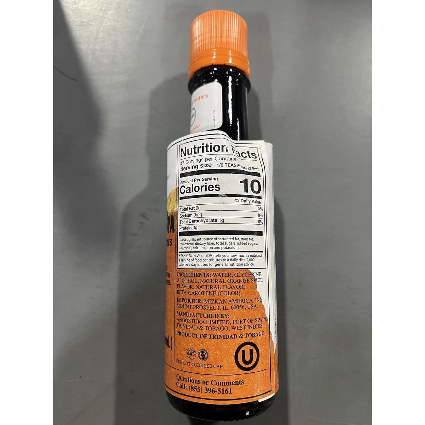 Kingston: Angostura Bitters Original and Orange Bitters (Combo- Pack) - 4oz Bottles, Aromatic and Citrus Infused. Bundled in Kingston safe packaging