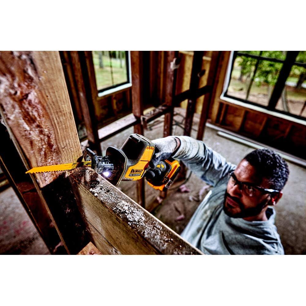 DEWALT ATOMIC 20V MAX* Reciprocating Saw, One-Handed, Cordless, Tool Only (DCS369B)