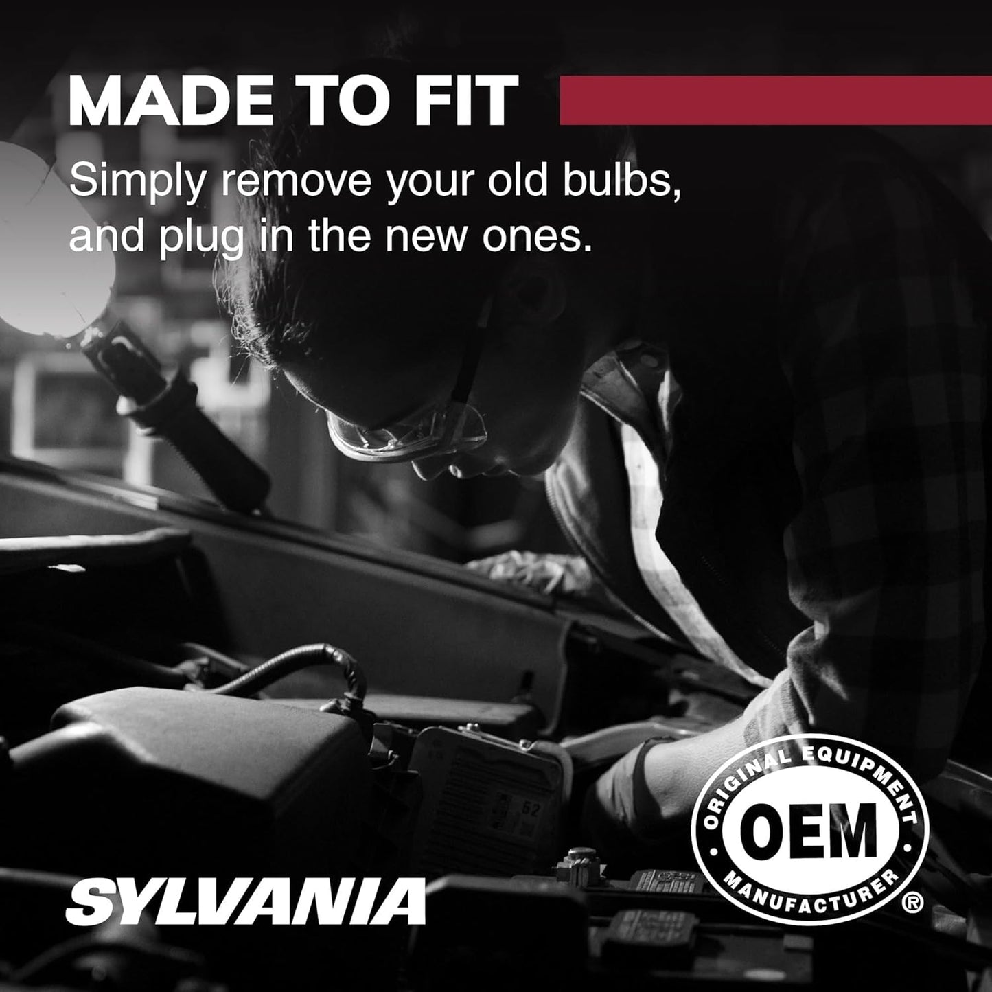 SYLVANIA - 1156 Long Life Miniature - Bulb, Ideal Option for Stop and Tail Lights (Contains 2 Bulbs)