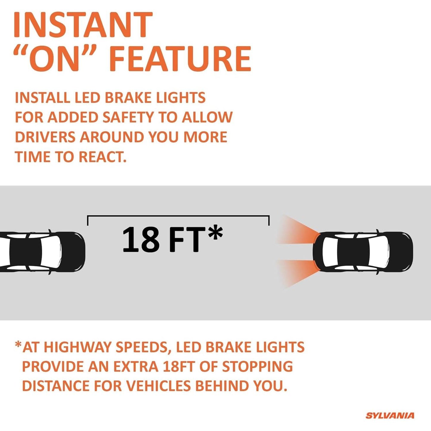 SYLVANIA - 7440 T20 ZEVO LED White Bulb - Bright LED Bulb, Ideal for Daytime Running Lights (DRL) and Back-Up/Reverse Lights (Contains 2 Bulbs)