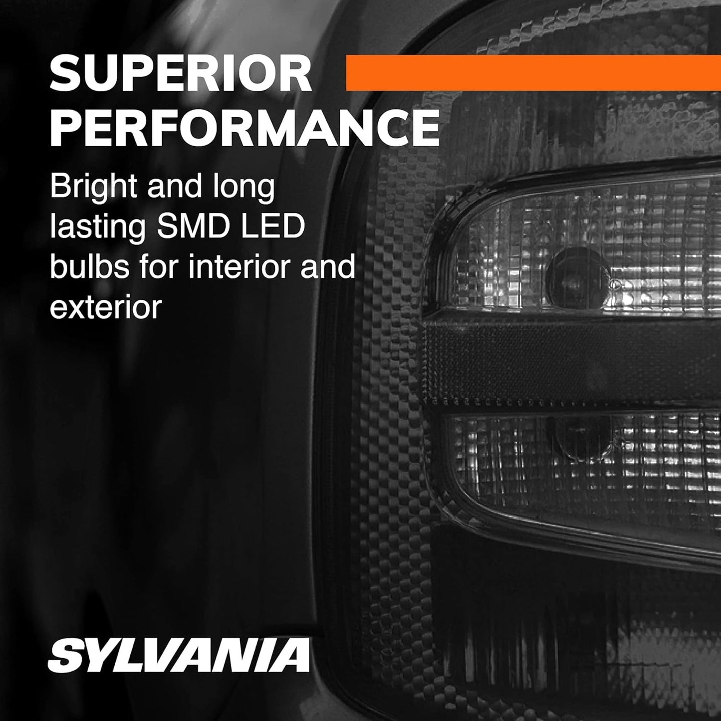SYLVANIA - 194 T10 W5W LED White Mini Bulb - Bright LED Bulb, Ideal for Interior Lighting - Map, Dome, Cargo and License Plate (Contains 2 Bulbs)
