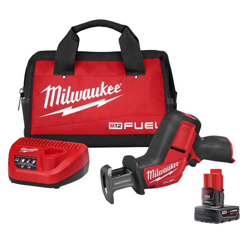Milwaukee M12 FUEL HACKZALL Reciprocating Saw Kit (2520-21XC)