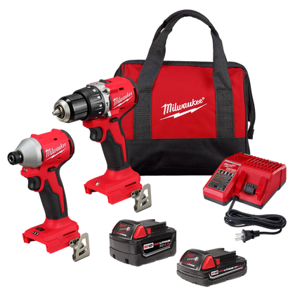 Milwaukee M18 Compact Brushless 2-Tool Combo Kit (3693-22CX)