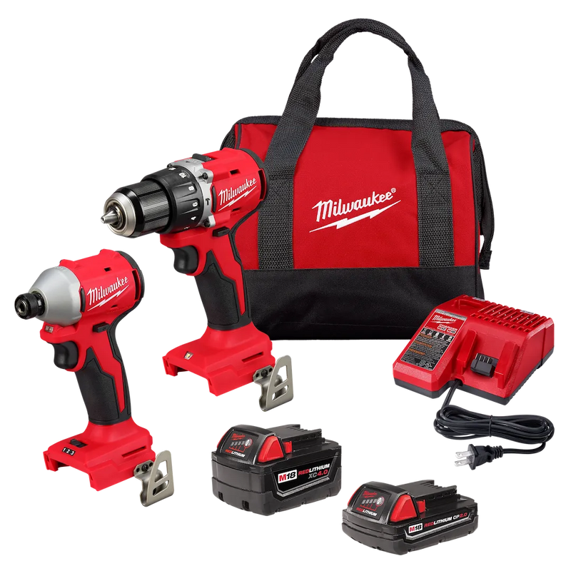 Milwaukee M18 Compact Brushless 2-Tool Combo Kit (3693-22CX)