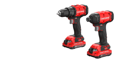 CRAFTSMAN V20 Cordless Drill/Driver & Impact Driver Combo Kit (CMCK201D2)