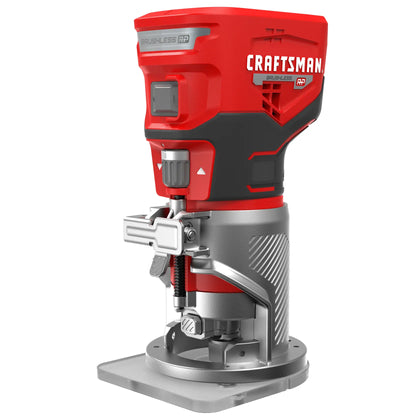 CRAFTSMAN V20 Brushless RP Cordless Fixed Base Router - Tool Only (CMCW400B)