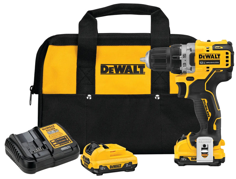 DEWALT 12V MAX XTREME Brushless 3/8 in. Drill/Driver Kit - 2 Batteries (DCD701F2)