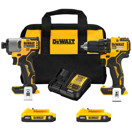DEWALT 20V MAX Brushless Drill/Driver & Impact Driver Combo Kit (DCK227D2)